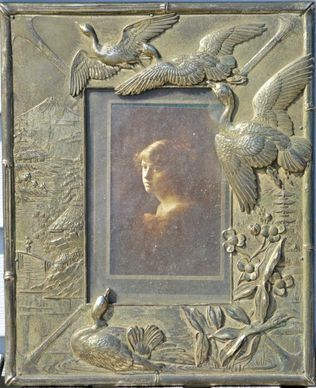 Japanese Silver Plated Picture frame (1 of 5)