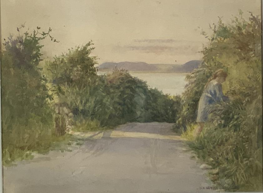 D. E. Webb, Watercolor, dated 1914 (1 of 7)