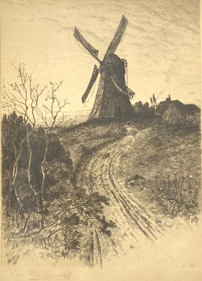 Charles Frederic Williams Mielatz, 1887, etching (1 of 6)