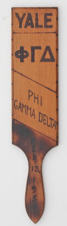 Yale Fraternity Wooden paddle (1 of 3)