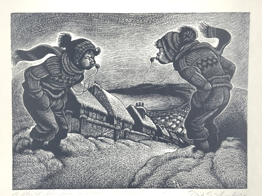 Fritz Eichenberg, edition 150, The Whistles, (1 of 8)
