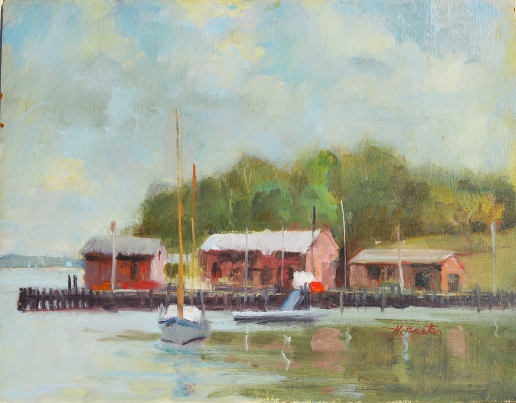 Harry Barton, Quite Morning Harbor (1 of 4)