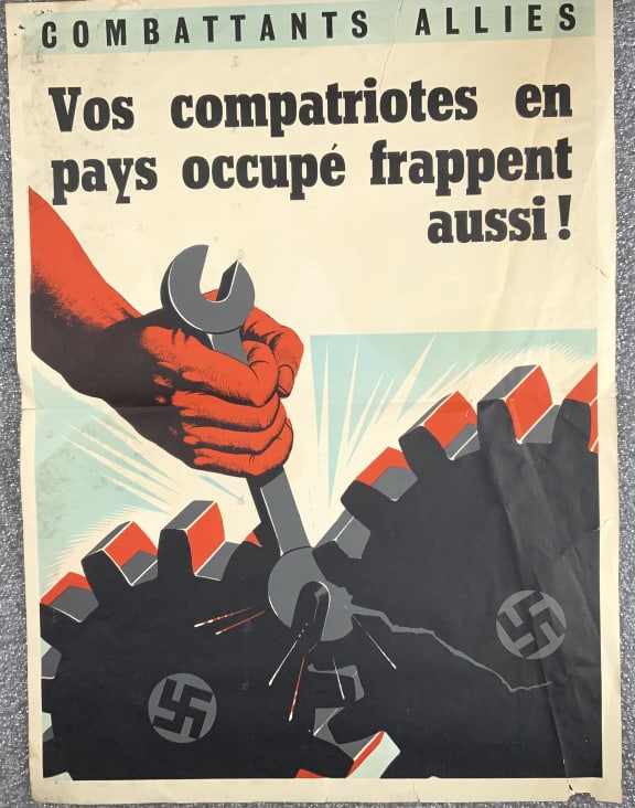 WWII protest litho Canadian: WWII protest litho Canadian. Fighting Allies -Your Compatrotes in Occupied Countries Also Hit! paper size: 20 x 15. Title: Combatants Allies. Medium: Lithograph. Size: 20 x 15 in. Signature: Unsigned.