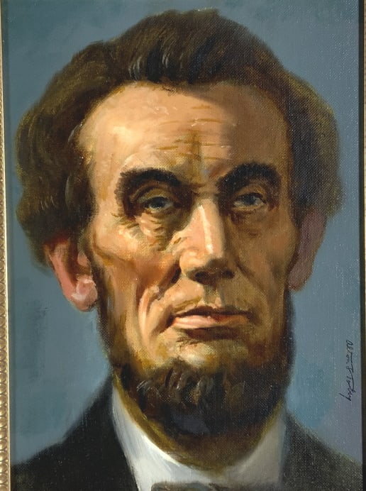 Alton Tobey, Abraham Lincoln Portrait (1 of 8)