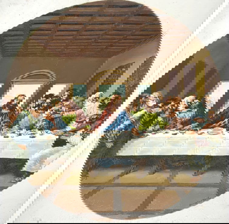 Alton S. Tobey, The Last Supper, Plate design (1 of 8)