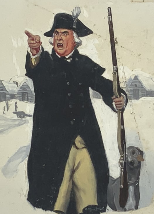 Alton S. Tobey, General von Steuben training (1 of 6)