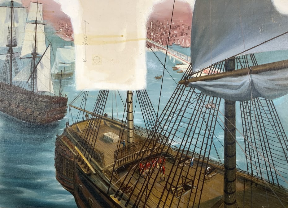 Alston S. Tobey, Roost of Rebels Boston Harbor: Alston S. Tobey, Roost of Rebels Boston Harbor. “Roost of Rebels - British soldiers close the port of Boston, but the citizens of the city show that they are not ready to give up without a struggle.