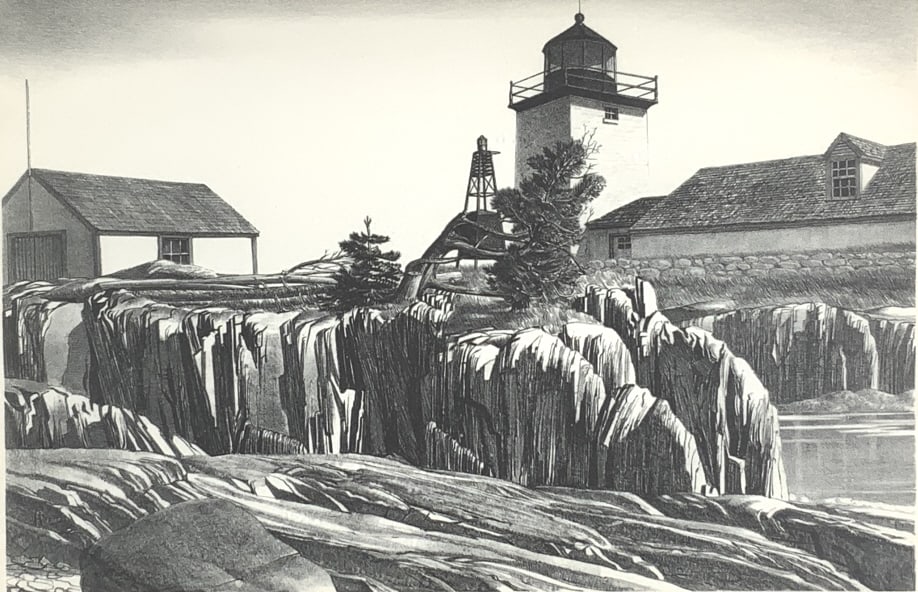 Stow Wengenroth,, The Abandoned Light, Lithograph (1 of 11)