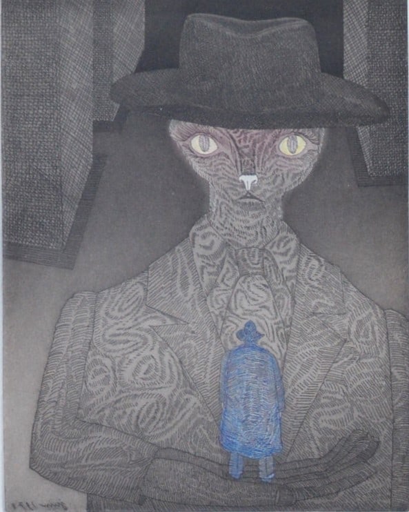 Jean-Michel Folon (1934 - 2005) Dated 78, Etching (1 of 5)