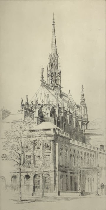 Alfred Hugh Fisher, Sainte-Chapelle, Paris (1 of 8)