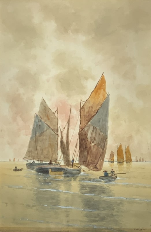 William Clusmann, Fishing Fleet heading out (1 of 8)