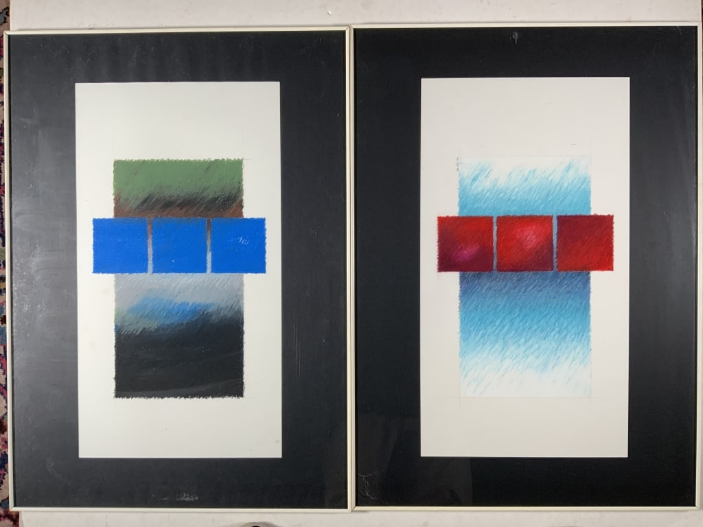 Frederic Walperswyler, 2 artworks, modern abstract (1 of 7)
