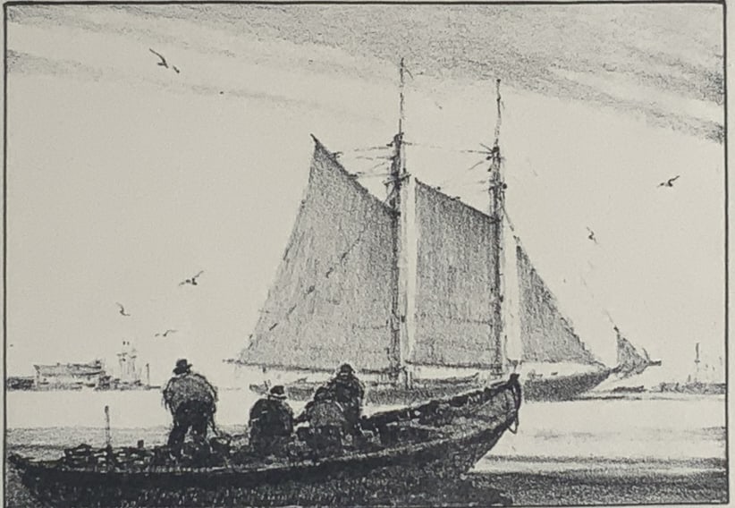 Gordon Grant, Men’s Work, Lithograph (1 of 5)