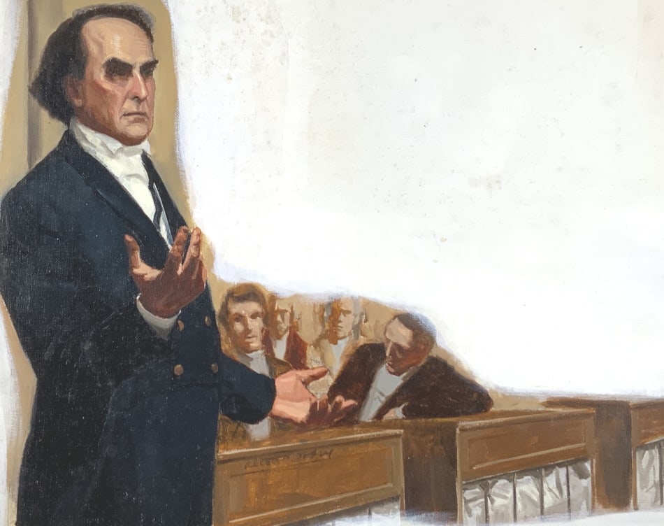 Alton S. Tobey, Daniel Webster talks Federal law (1 of 10)