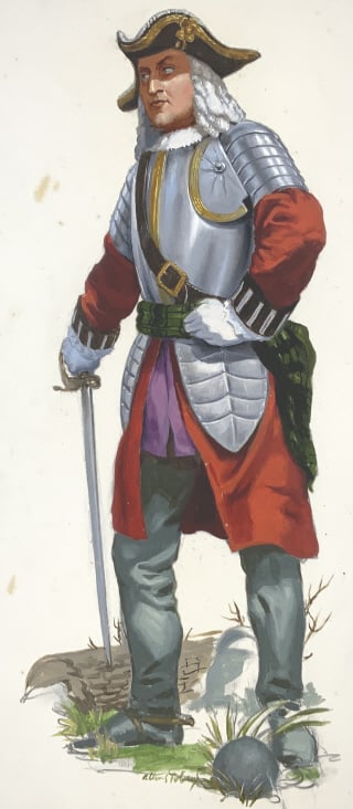 Alton S. Tobey, Officer in armor and sword xx (1 of 8)