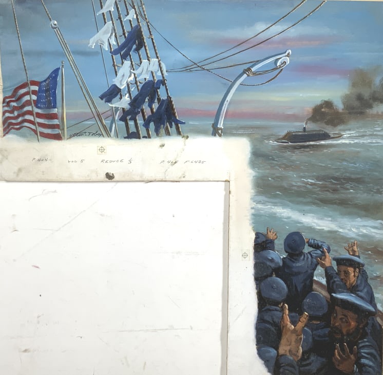 Alton S. Tobey, The Merrimack went into action: Alton S. Tobey, The Merrimack went into action. The Monitor and the Merrimack. A battle between two strange ships takes place and changes the entire future of Naval warfare. “The Merrimack went into