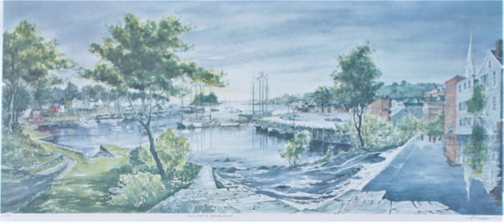 Camden harbor- early morning (1 of 6)