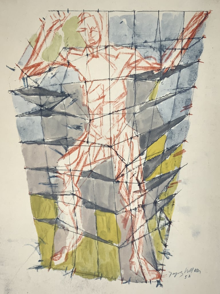 Jacques Villon, En cohere, 1959, Lithograph, MCM (1 of 9)