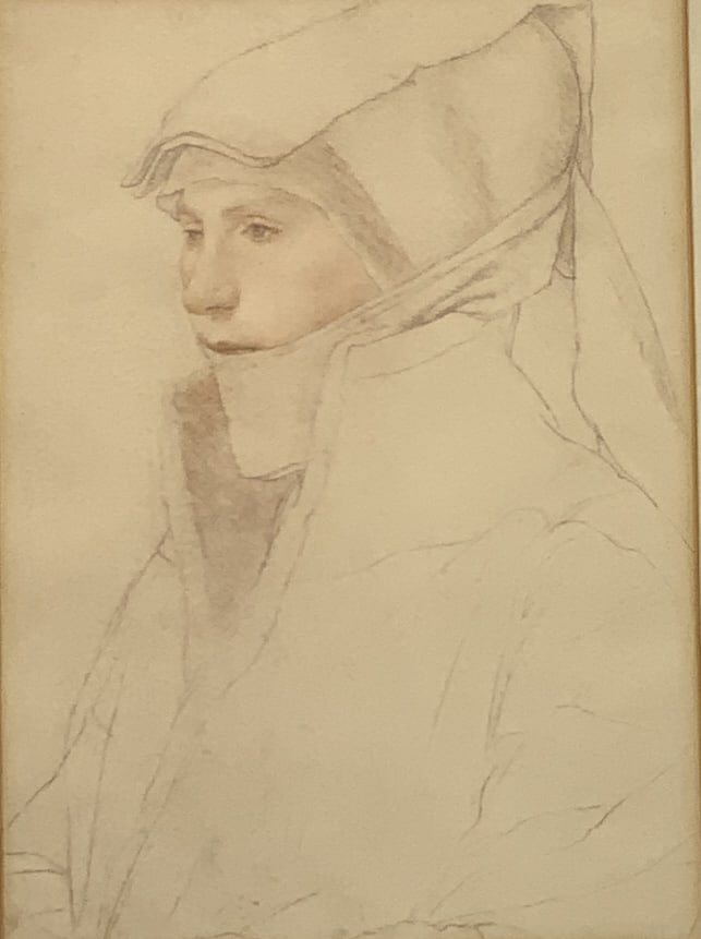 Hans Holbein the younger, Female portrait,  print (1 of 5)