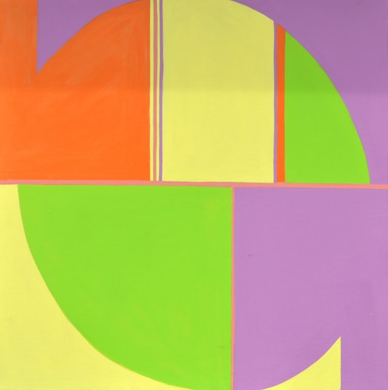 Sinai Mordecai Waxman, large Abstract, 1970, Xm (1 of 9)