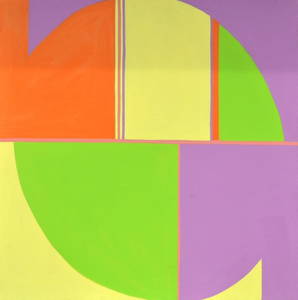 Sinai Mordecai Waxman, large Abstract, 1970, Xm