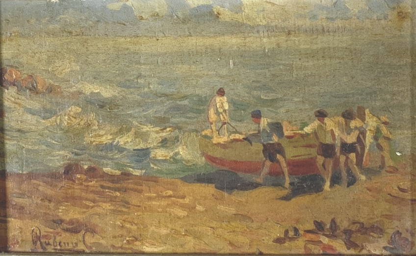 Illegible, Rubeno …G,  Shoreline boating (1 of 5)