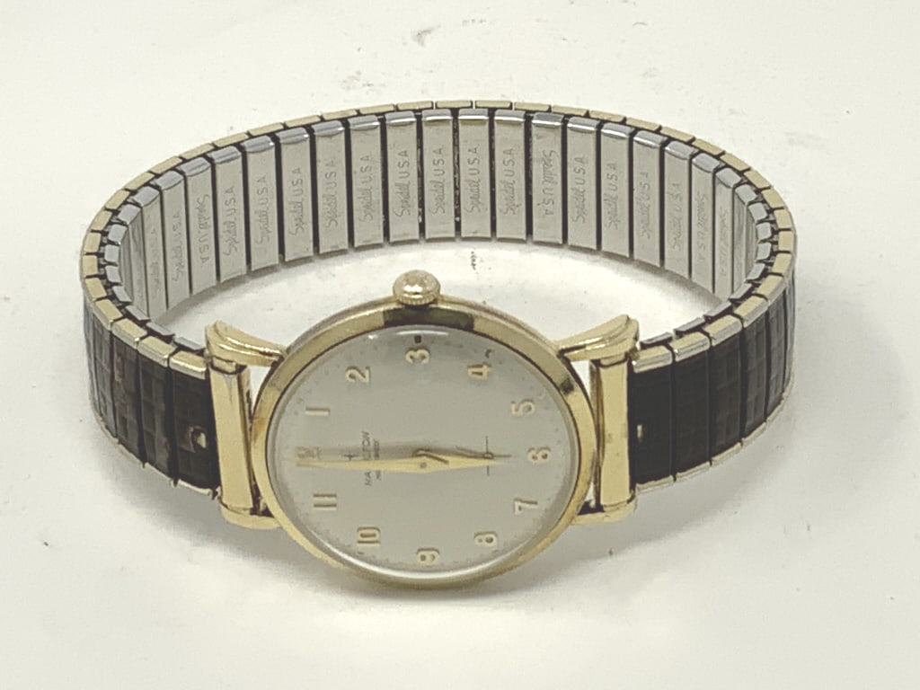 Hamilton Masterpiece  (14K) gold case & timex (1 of 6)