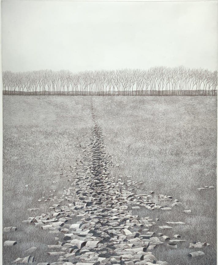 Illegible Signed, Modern  field, Etching (1 of 8)