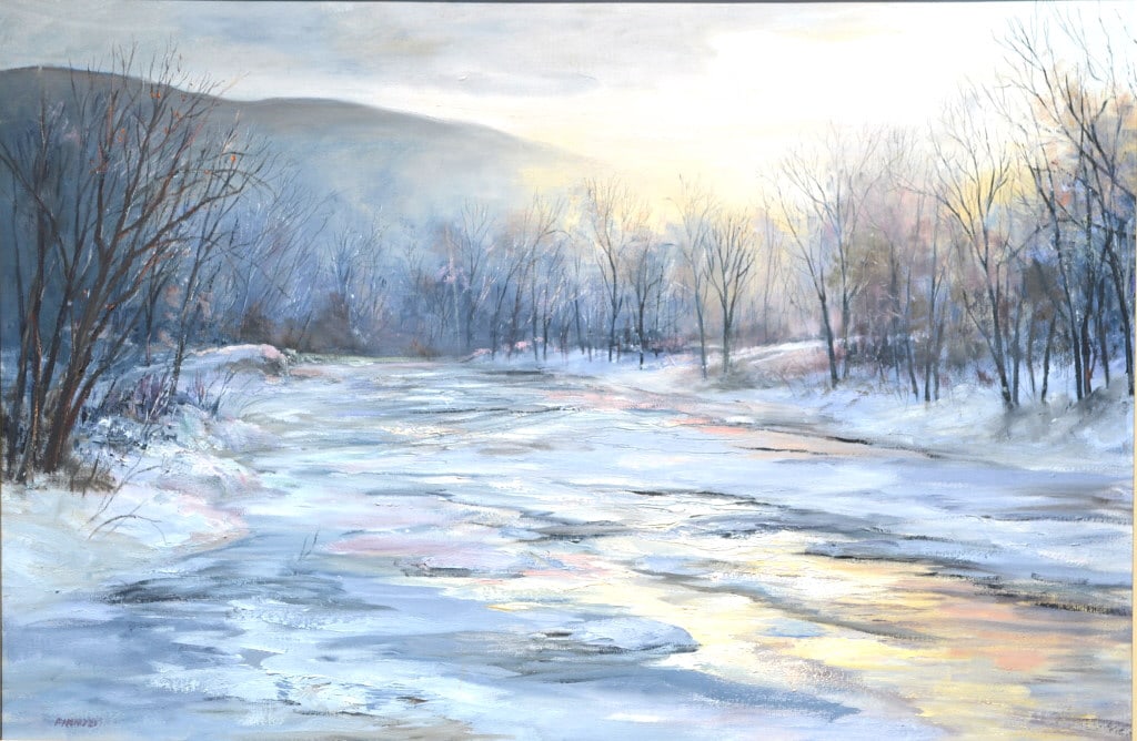 Fanizzi, Winter ice flow in the river (1 of 4)