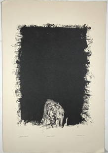 Davison, MCM, 1967/1966, Abstract Litho: Davison, MCM, 1967/1966, Abstract Litho. Artists proof/ artist proof, paper size: 22 x15, 13 x 19. Title: Village Idiot, Cathase Map. Medium: Lithograph. Size: 15.50 x 11.50 in. Signature: SLR.