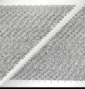 Frederic Walperswyler, Writing: Frederic Walperswyler, Writing. Paper size: 25.75 x 19.75. Title: Writing. Medium: Pencil. Size: 18 x 18 in. Signature: Estate stamp. Artist: Frederic Walperswyler. Unframed.