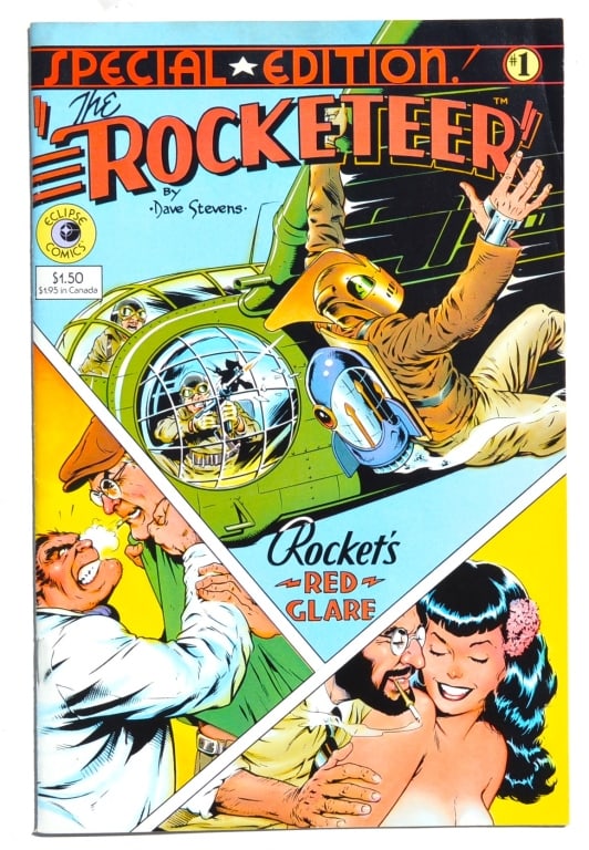 Dave Stevens, Special Edition Rocketeer Comic (1 of 2)