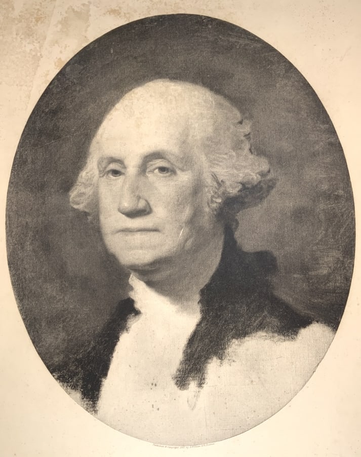 George Washington portrait, 1893, A. W. Etson (1 of 6)