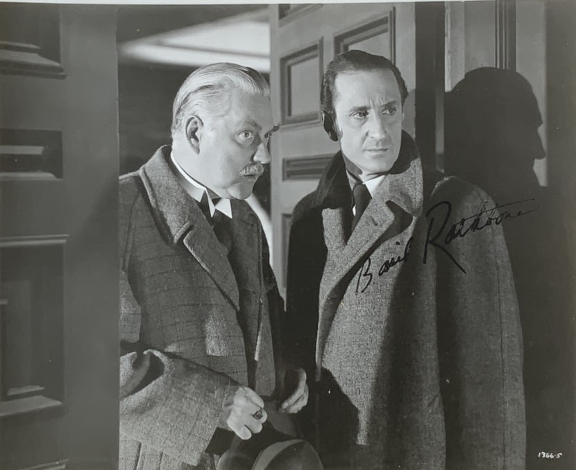 Basil Rathbone, signed photo, Scarlet Claw (1 of 5)