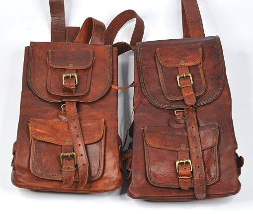 (lot of 2) Genuine Leather Backpack: Lot of 2 new backpacks.SIZE: 16 (Long) Shipping:Domestic: Flat-rate of $25.00 to anywhere within the contiguous U.S.International: Foreign shipping rates are determined by destination.Combined shippin