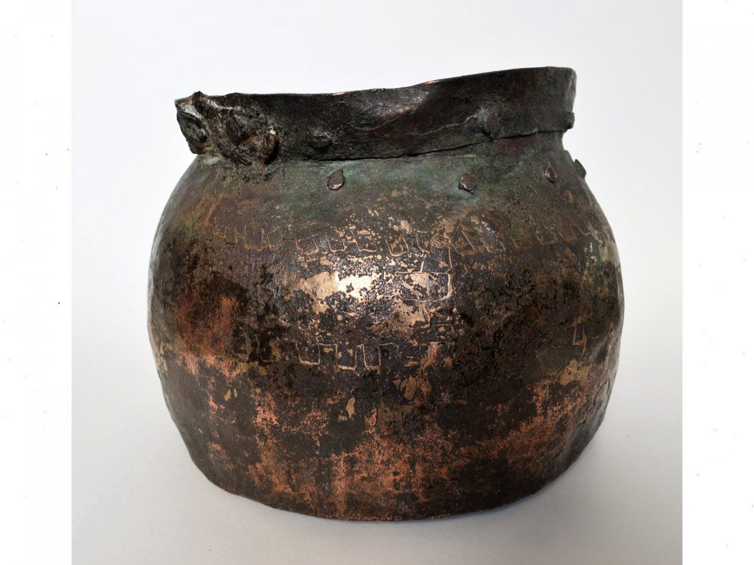 Large Rare Viking Bronze kettle (1 of 6)