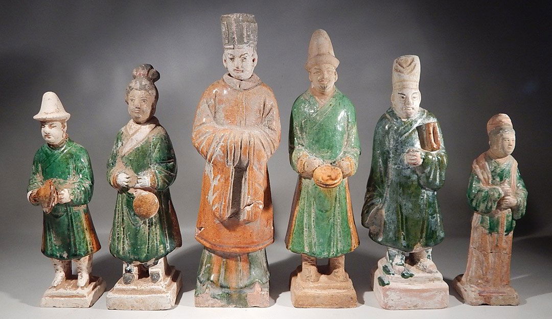 Ming Dynasty Tomb Figures (7" to 10" Tall) (1 of 2)