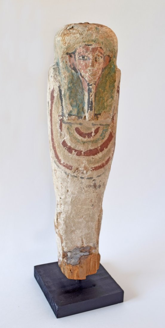 Egyptian wooden Ptah-Sokar-Osiris figure, Ex Museum (1 of 5)