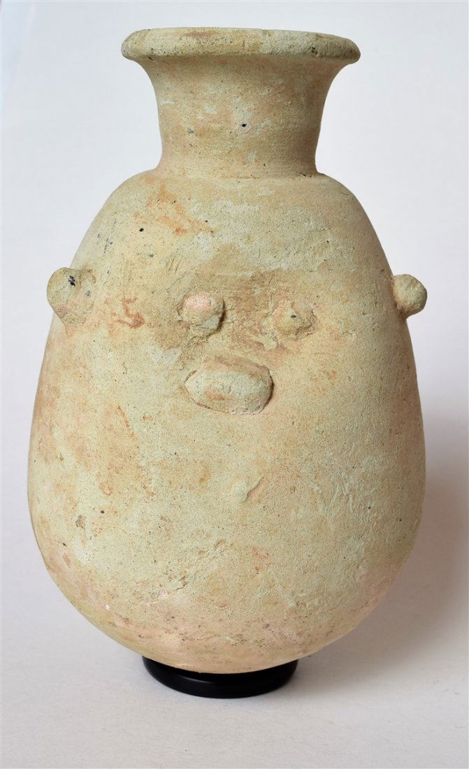 An Egyptian ceramic Bes jar (1 of 3)