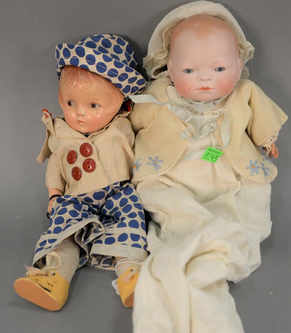 Two dolls Grace S. Putnam German porcelain doll and a (1 of 2)