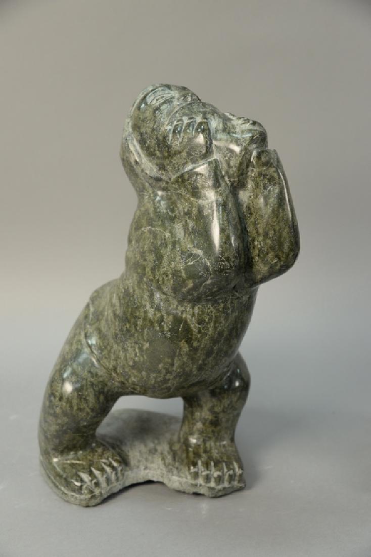 Inuit Eskimo carving Kabubuwa Tunnillie (1928-1993) (1 of 4)