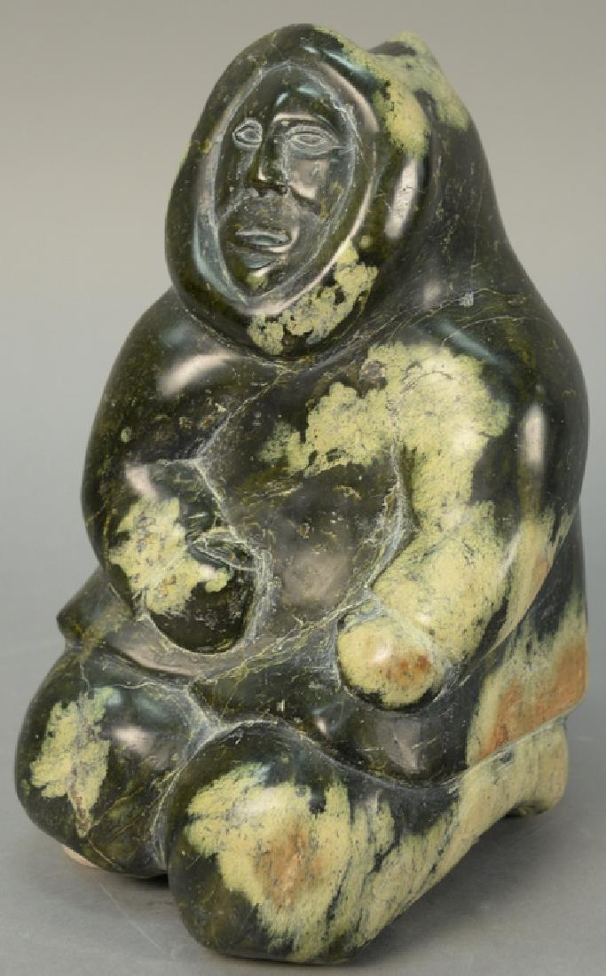 Inuit Eskimo carving Towkie Maniapik (b. 1914) (1 of 3)