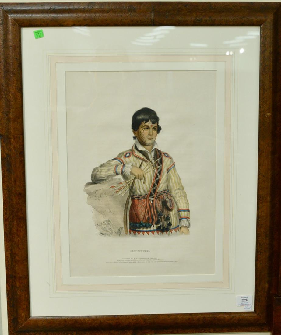 Thomas McKenney and James Hall hand colored lithograph (1 of 3)