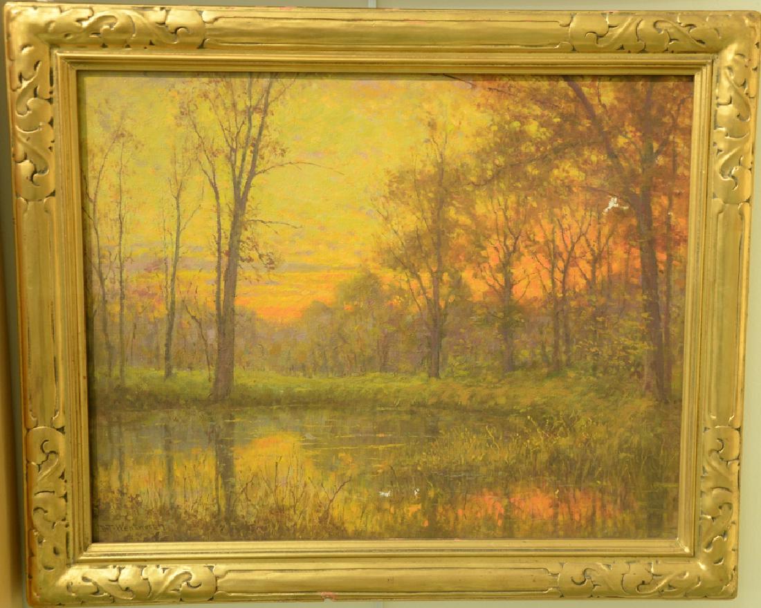 Daniel F. Wentworth (1850-1934) oil on canvas Fall (1 of 3)