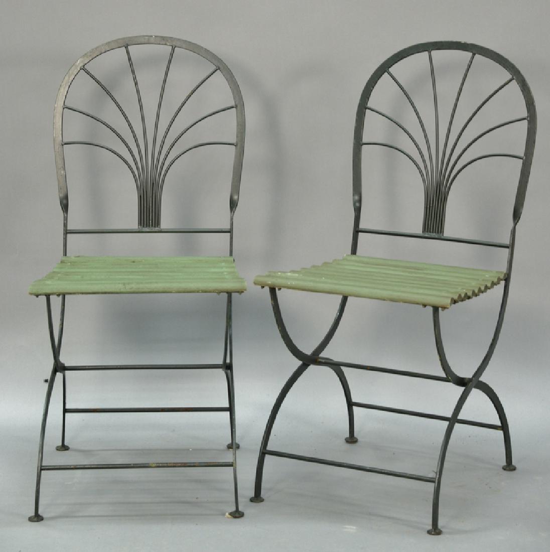 Set of six outdoor/indoor folding chairs. (1 of 5)