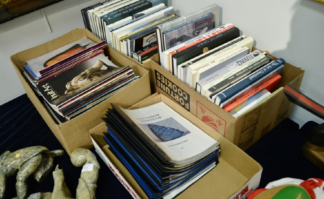 Group of Inuit Art books. approximately 49 books and (1 of 4)