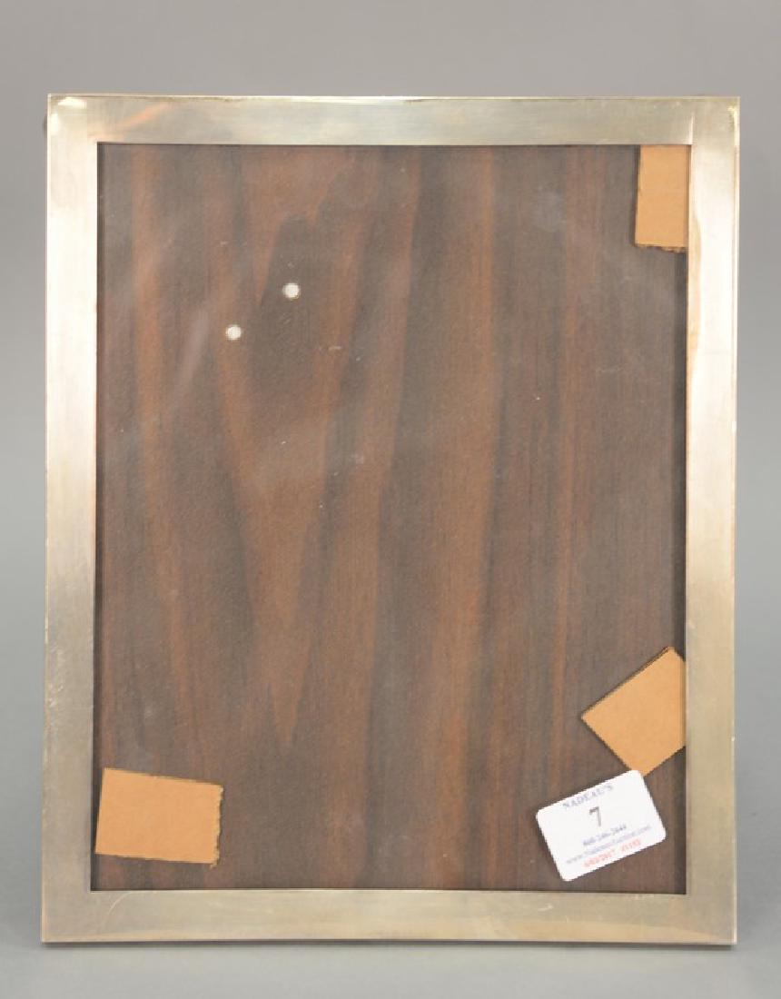 Cartier sterling silver picture frame marked hand made (1 of 2)