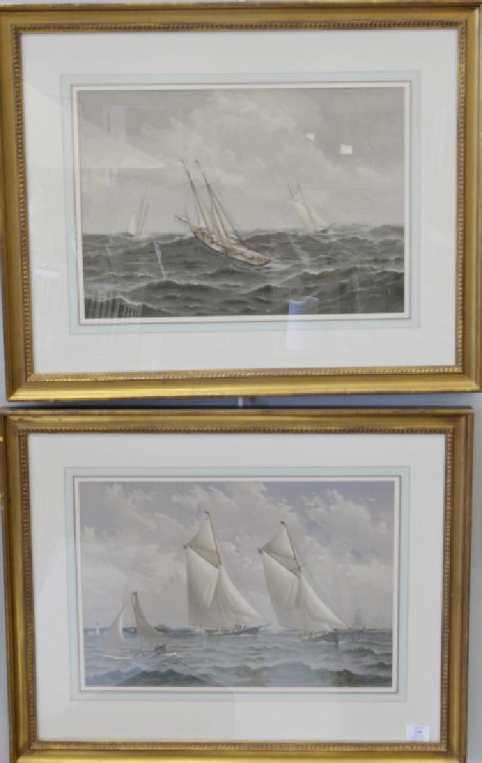 Pair of Fred S. Cozzens colored lithographs including (1 of 4)