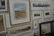 Twelve piece lot with a group of ten framed etchings, - 3