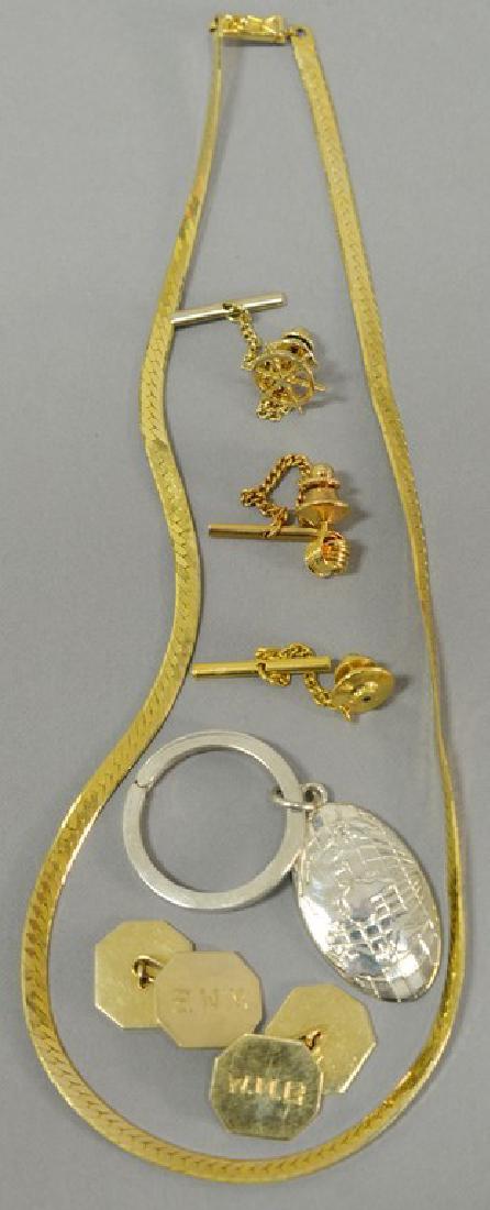 Seven piece lot to include a pair of monogrammed (1 of 4)